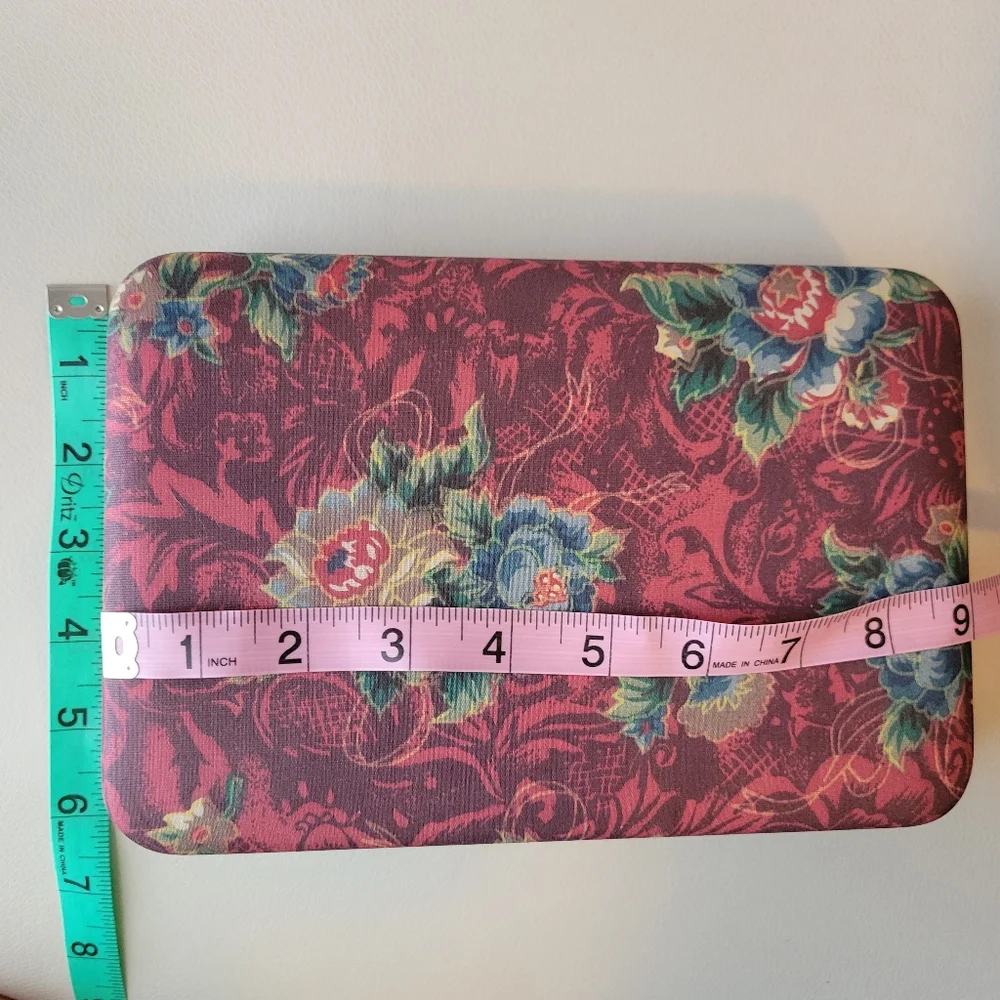 Jewelry Storage Organizer Case ~ Floral ~ Multi-Use ~ GUC ~ Travel ~ 90s - Y2K